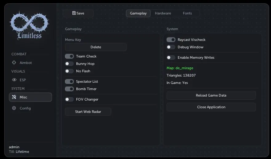 Limitless DMA CS2 — DMA CHEATS screenshot 5